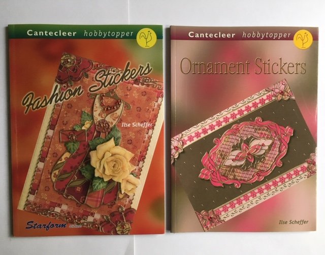 Scheffer, Ilse - 2 boeken: Ornament Stickers en Fashion Stickers