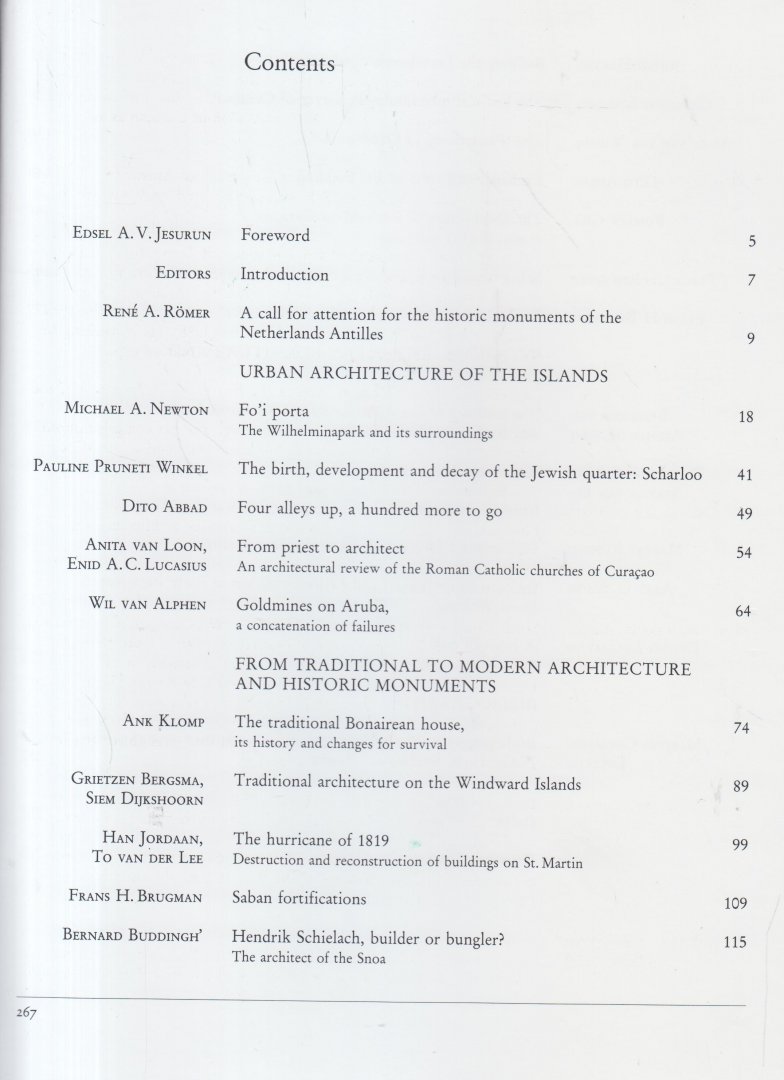 Coomans, Henry E., Michael A. Newton and Maritza Coomans-Eustatia (eds.) - Building up the future from the past - Studies on the architecture and historic monuments in the Dutch Caribbean.