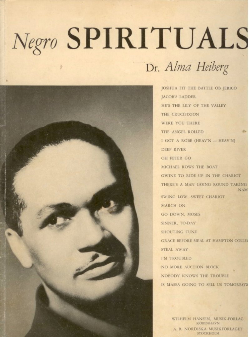 Heiberg, Dr. Alma (ed.) - Negro SPIRITUALS (2x)