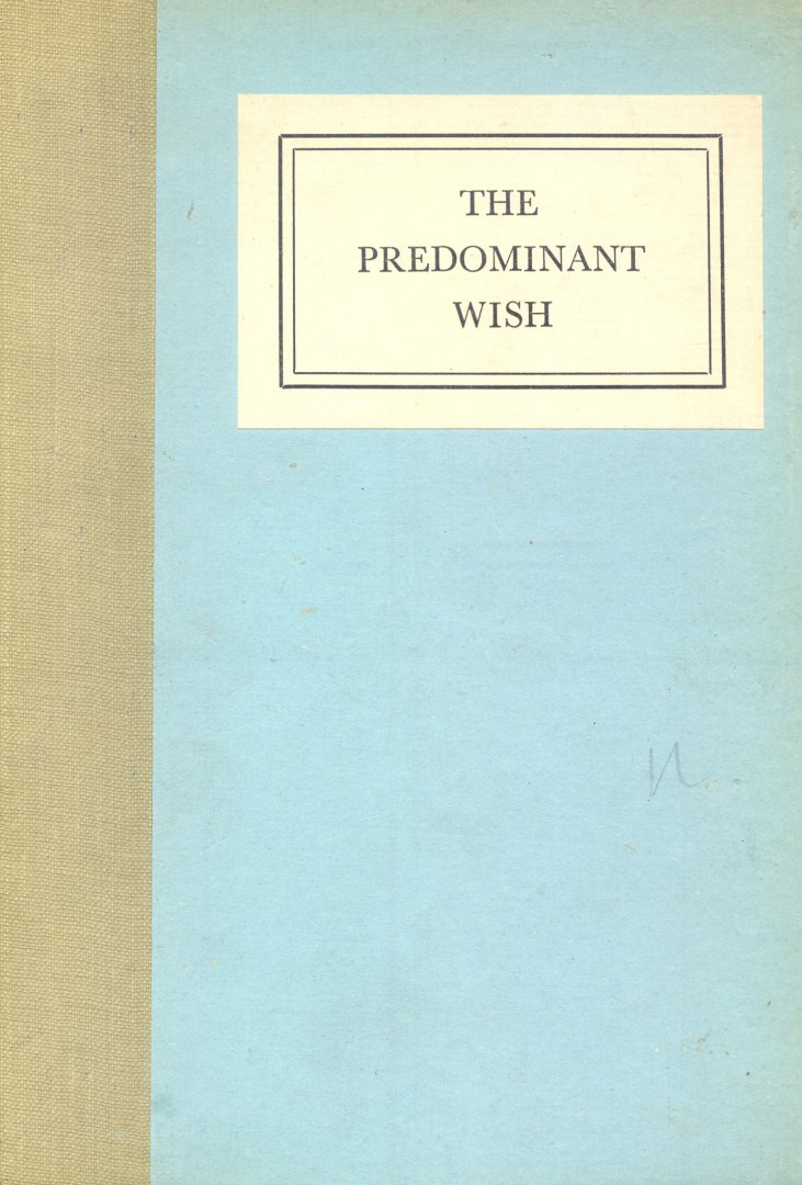 Watkins – Pitchford, R. - The Predominant Wish, a Masonic Study,