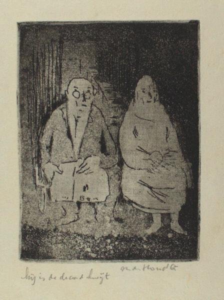 Horst, Theo van der. - Hij is de draad kwijt.