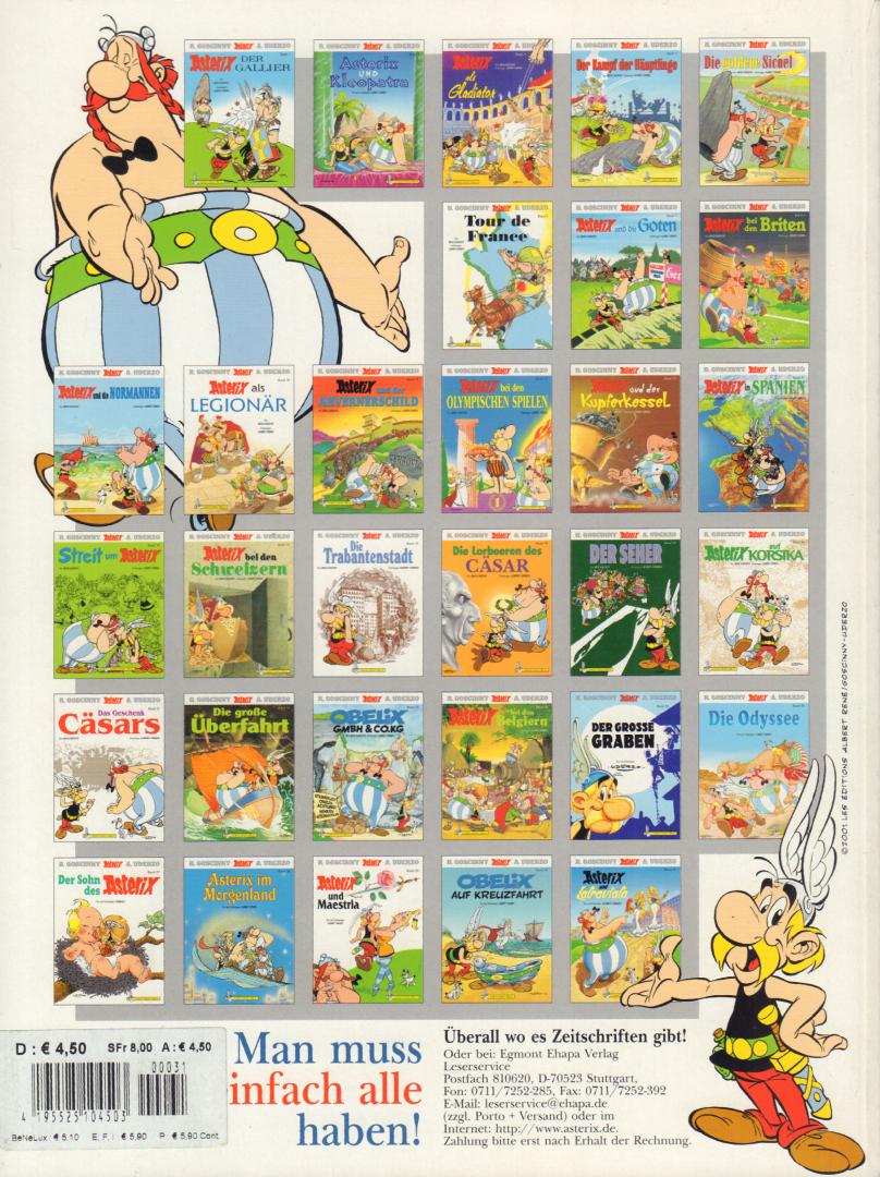 Goscinny / Uderzo - Asterix Band 31, Asterix und Latraviata, softcover, gave staat