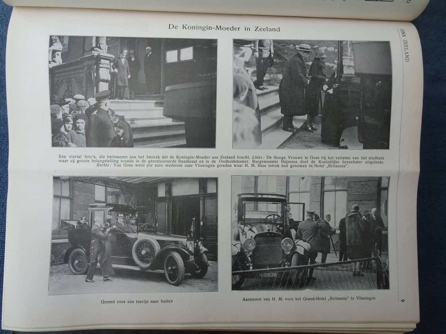 Berg, Antoine van den Berg (red.). - Ons Zeeland, geïllustreerd weekblad. Complete, ingebonden, derde jaargang (no. 1 t/m 50 + kerstnummer 1928).
