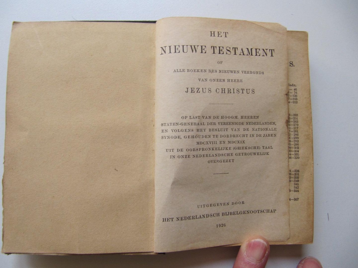  - Het Nieuwe Testament of Allw Boeken Des Nieuwen Verbonds van Onzen Heere Jezus Christus