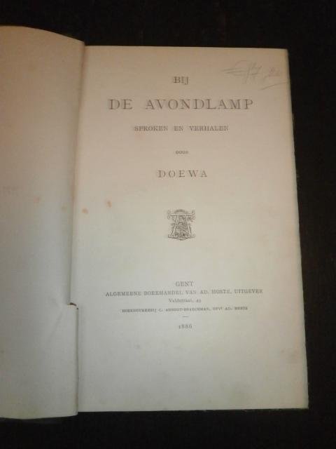 Doewa - Bij de Avondlamp. Sproken en verhalen