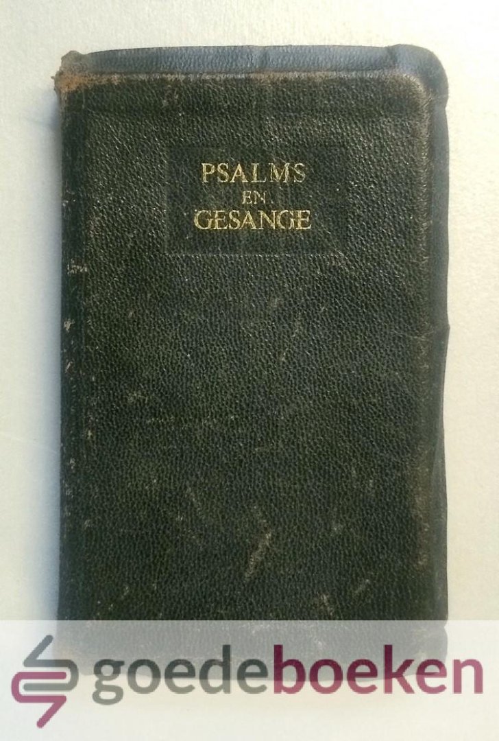 , - Die berymde Psalms saam met die Evangeliese Gesange --- In gebruik by die drie Afrikaanse kerke, t.w. Die Nederduitse Gereformeerde Kerk, Die Nederduitsch Hervormde Kerk van Afrika en Die Gereformeerde kerk in Suid-Afrika. 150 psalmen + 193 ge...