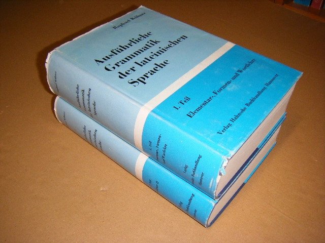 Raphael Kuhner; Friedrich Holzweissig; Carl Stegmann; Andreas Thierfelder - Ausfuhrliche Grammatik der lateinischen Sprache (2 delen)