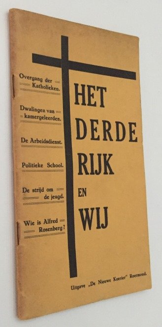 Courant ,,De Nieuwe Koerier"/ Maas- en Roerbode, uitgave - - Het Derde Rijk en wij