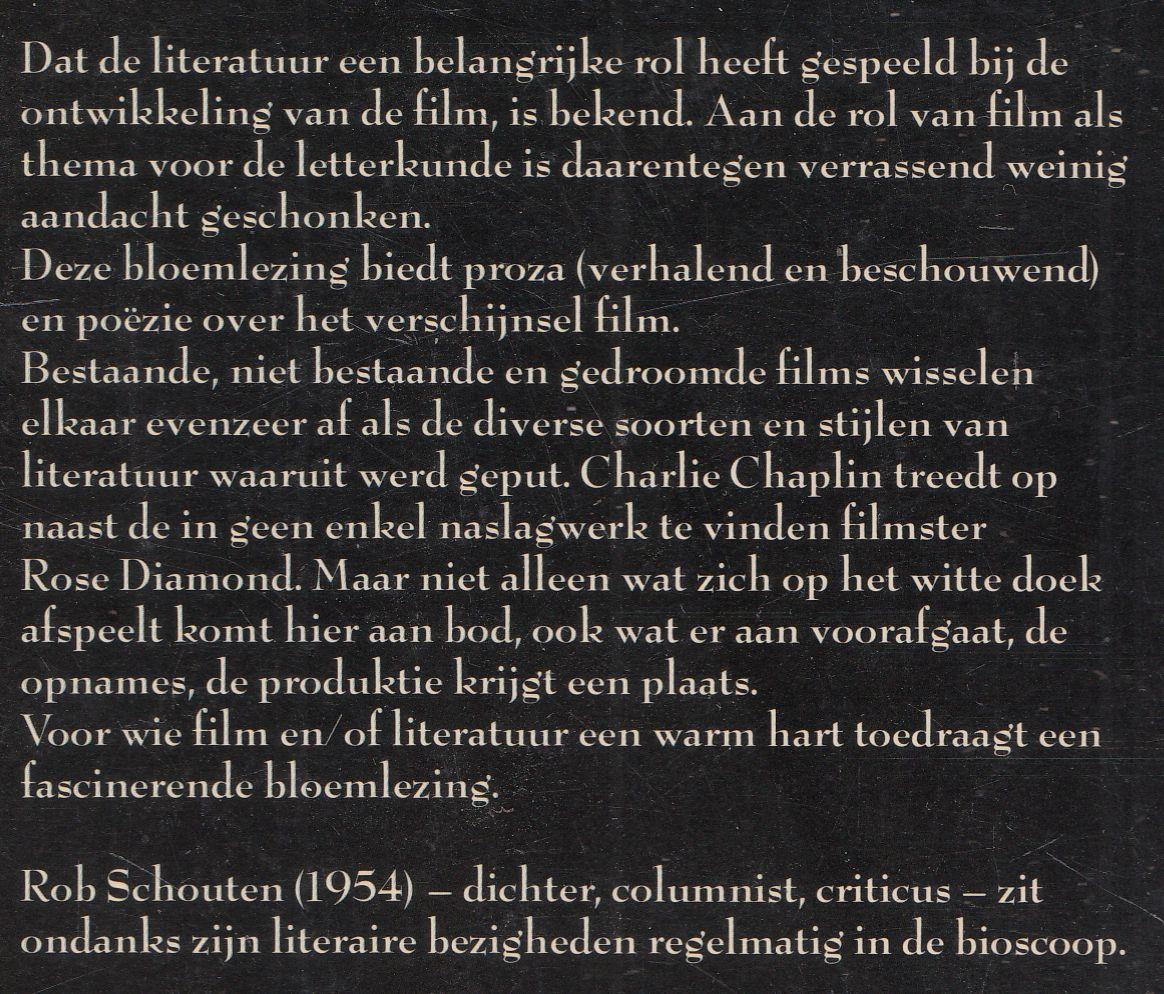 Schouten, Rob - Cinema Literair; Film in de Nederlandse literatuur  (film)