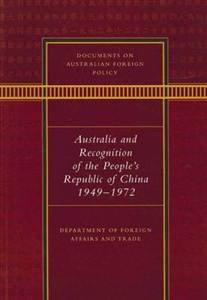 Stuart Doran (Editor), David Lee (Editor) - Australia's Recognition Of The People's Republic Of China