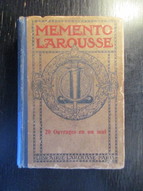  - Memento Larousse. 20 Ouvrages en un seul
