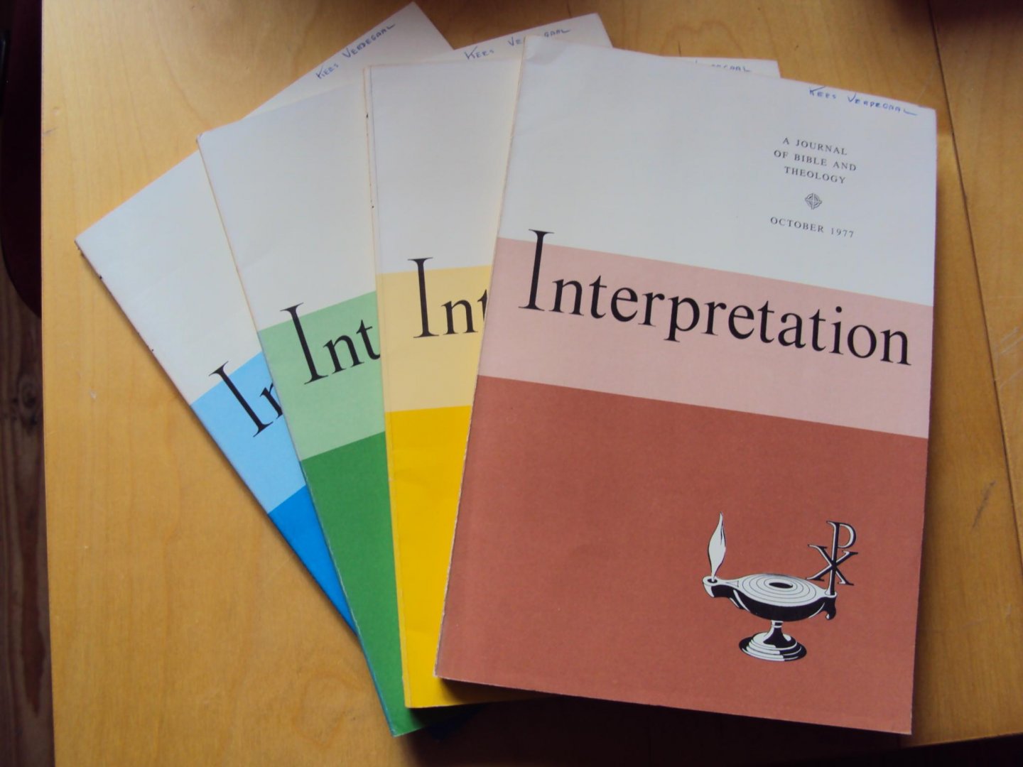  - Interpretation. A Journal of Bible and Theology, Vol. XXXI nos. 1-4