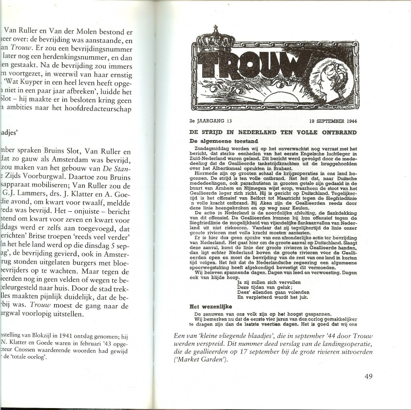 Bak, Peter .. Omslag Bas Mazur - Harde koppen, rechte lijnen. De lokale en regionale edities van Trouw in oorlogstijd