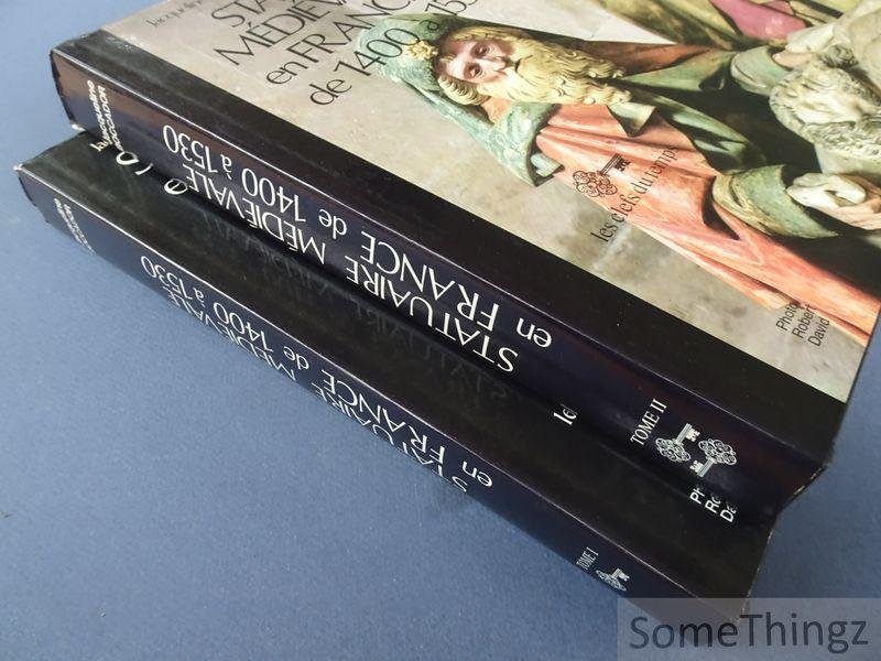 Boccador, Jacqueline (texte) / Robert David (photogr.) - Statuaire médiévale en France de 1400 à 1530. [2 Volumes.]