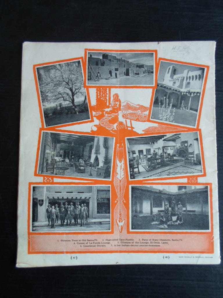 Folder - Indian-detours, Roundabout Od Santa-Fé, N.M.