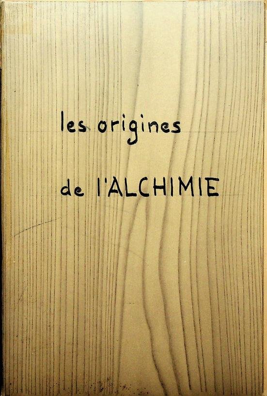 Berthelot, M. - Les origines de l'achimie