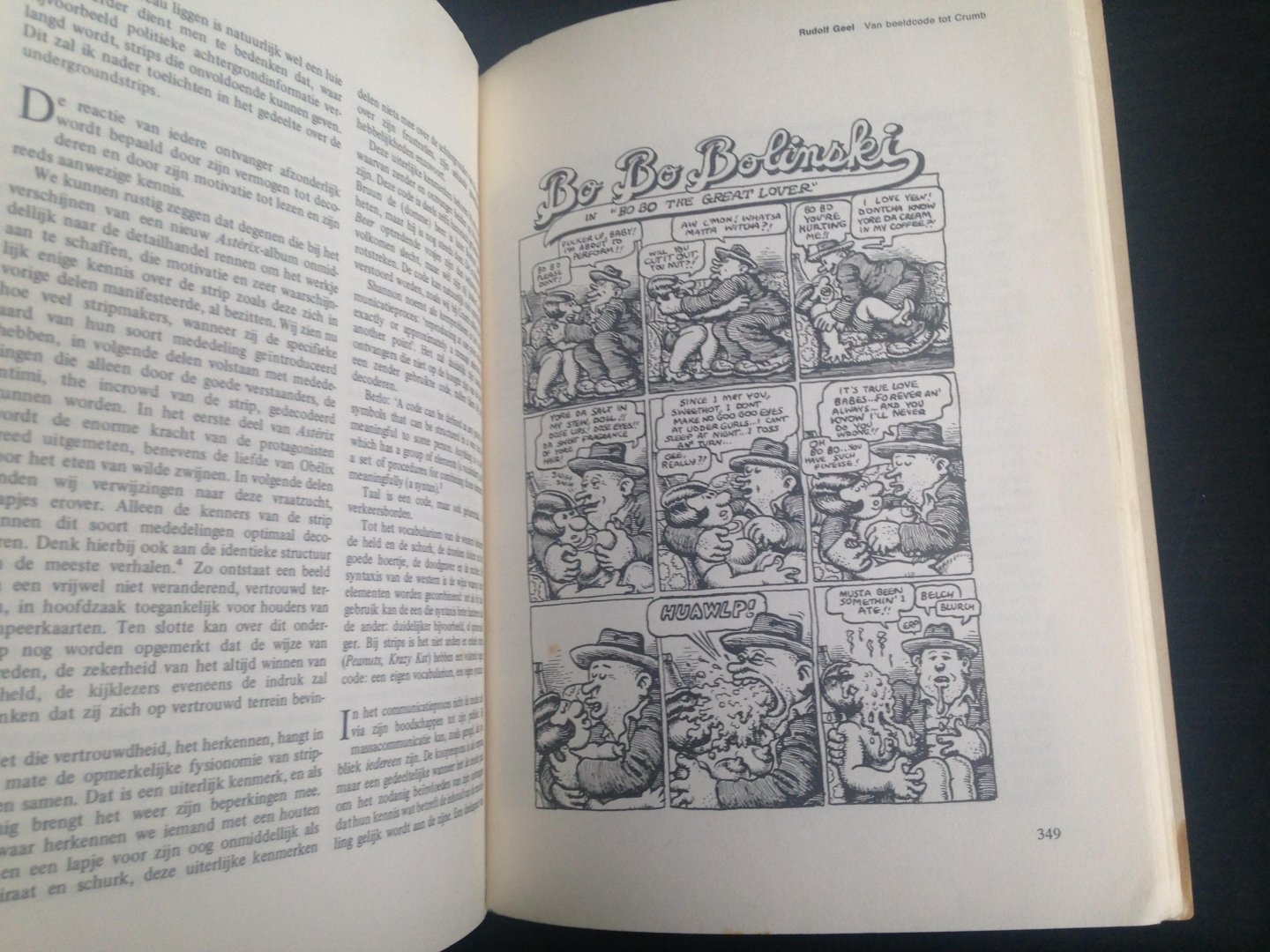 Geel, Rudolf - De Gids 1971 nr 5/6 Artikel Van beeldcode tot Crumb, 17pp