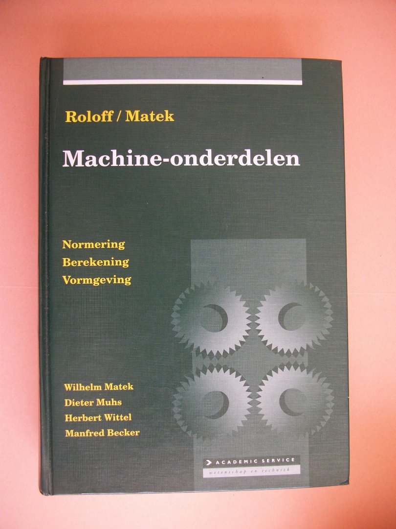 Matek, Wilhelm e.a. - Roloff/matek machine-onderdelen