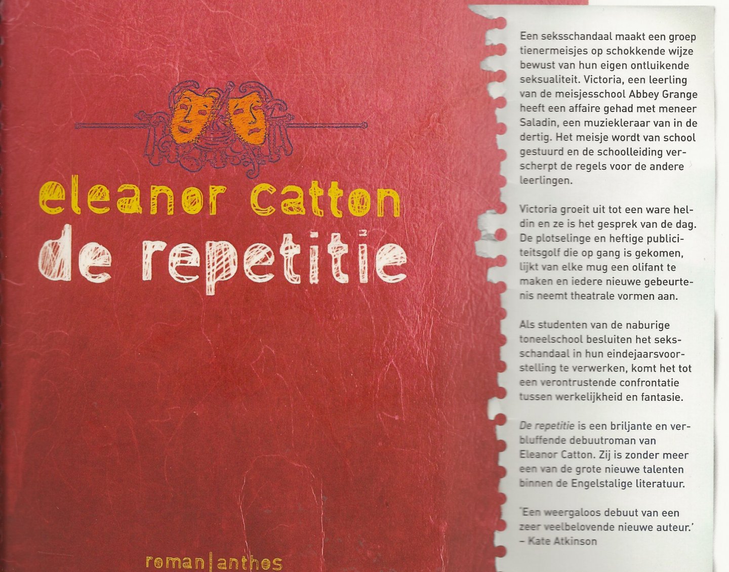 Catton, Eleanor  Vertaald door Rob van Essen - De Repetitie