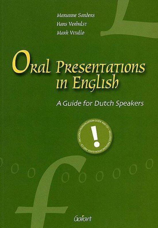 Sanders, Jan - ORAL PRESENTATIONS IN ENGLISH