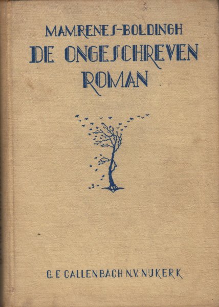 Renes-Boldingh, M.A.M. - De ongeschreven roman