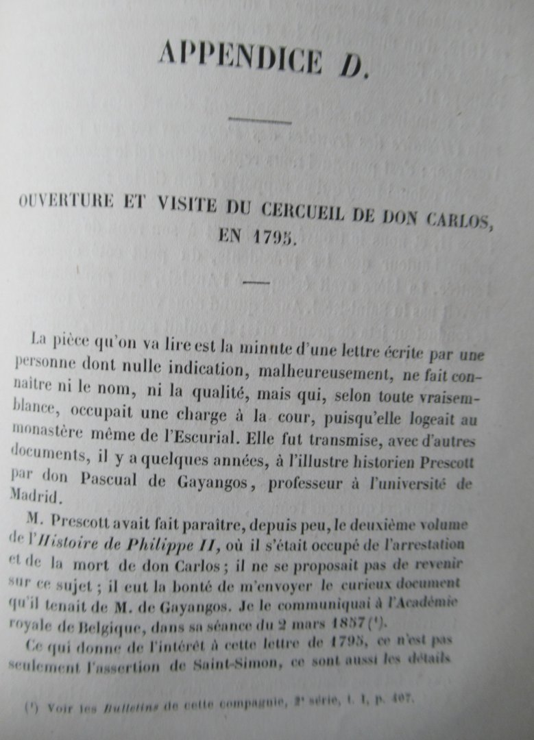 Gachard, M. - Don Carlos et Philippe II. 2 delen in 1 band