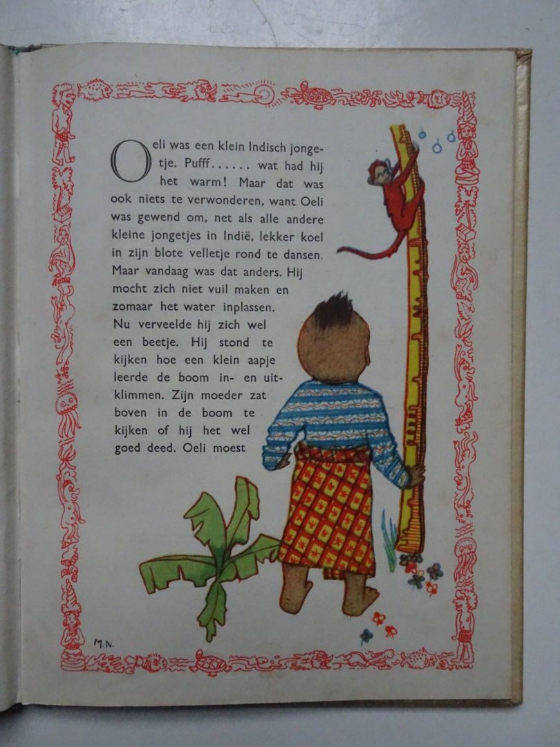 Numans, M.. - Wat Oeli hoorde vertellen. Indische verhalen voor Hollandse kinderen.