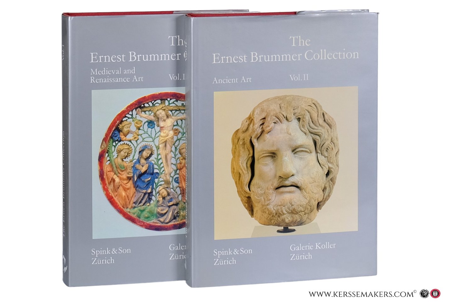 Brummer, Ernest. - The Ernest Brummer Collection [ 2 volumes ]1: Medieval, Renaissance and Baroque Art. 2: Ancient Art. Auction sale from 16th to 19th October 1979 at the Grand Hotel Dolder, Zurich.
