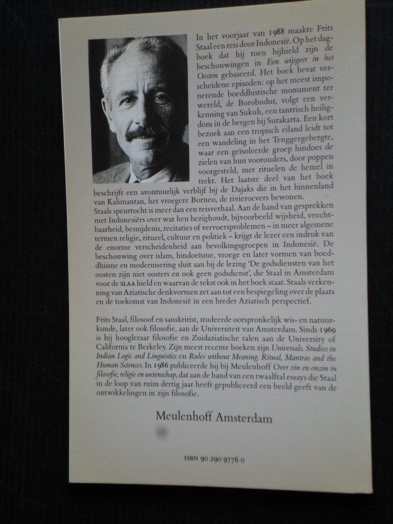 Staal, Frits - Een wijsgeer in het Oosten, Op reis door Java en Kalimantan