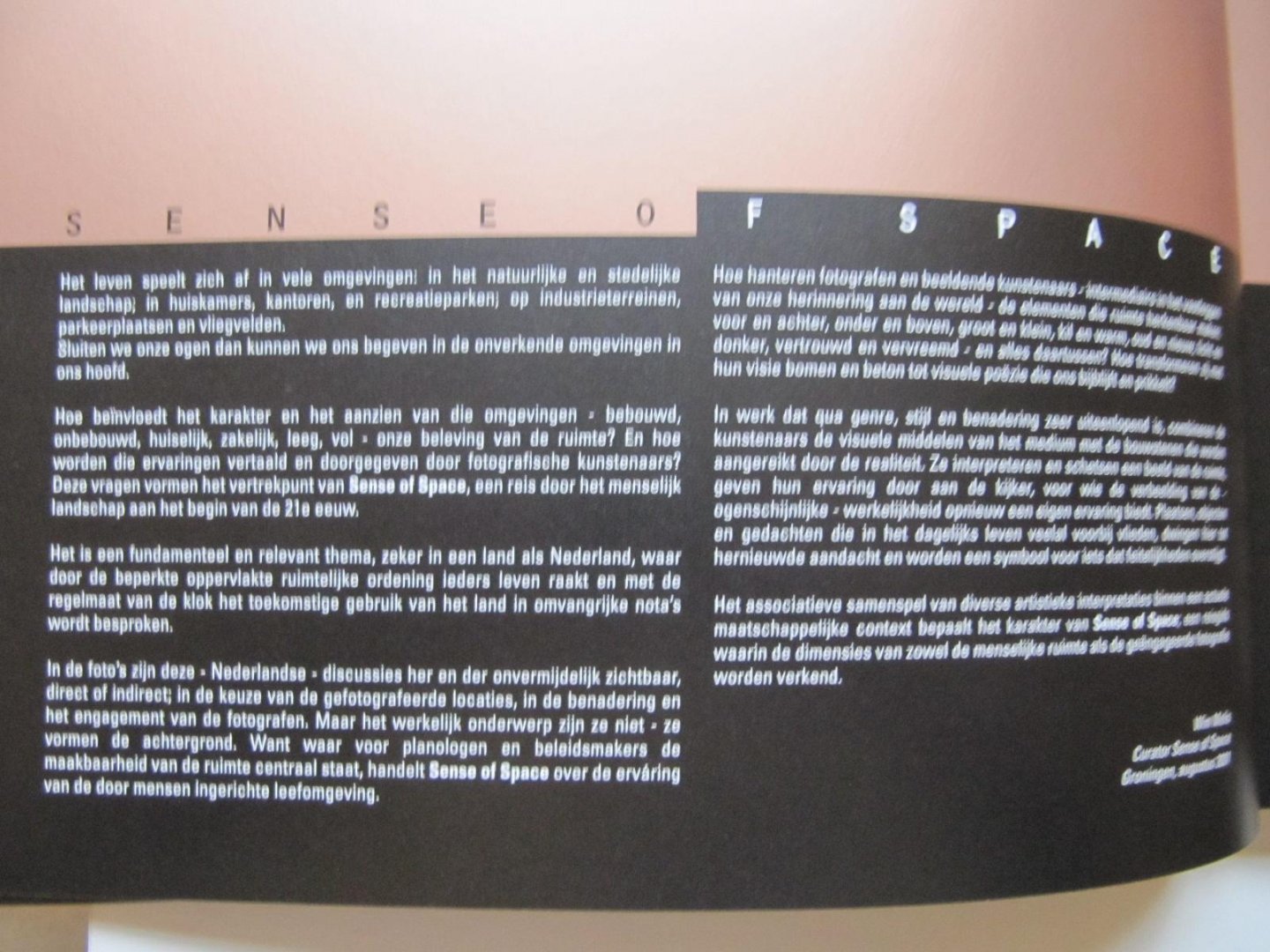 Melij, W. - Sense of space / druk 1