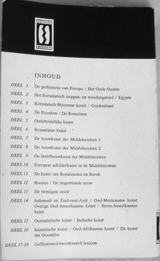 Rimli, Dr. E. Th. e.a. red./ vertaling duits-nederlands door Vreugdenhil, Jacoba M. en Groot, J. W. de - sesam kunstgeschiedenis dertiende deel de twintigste eeuw