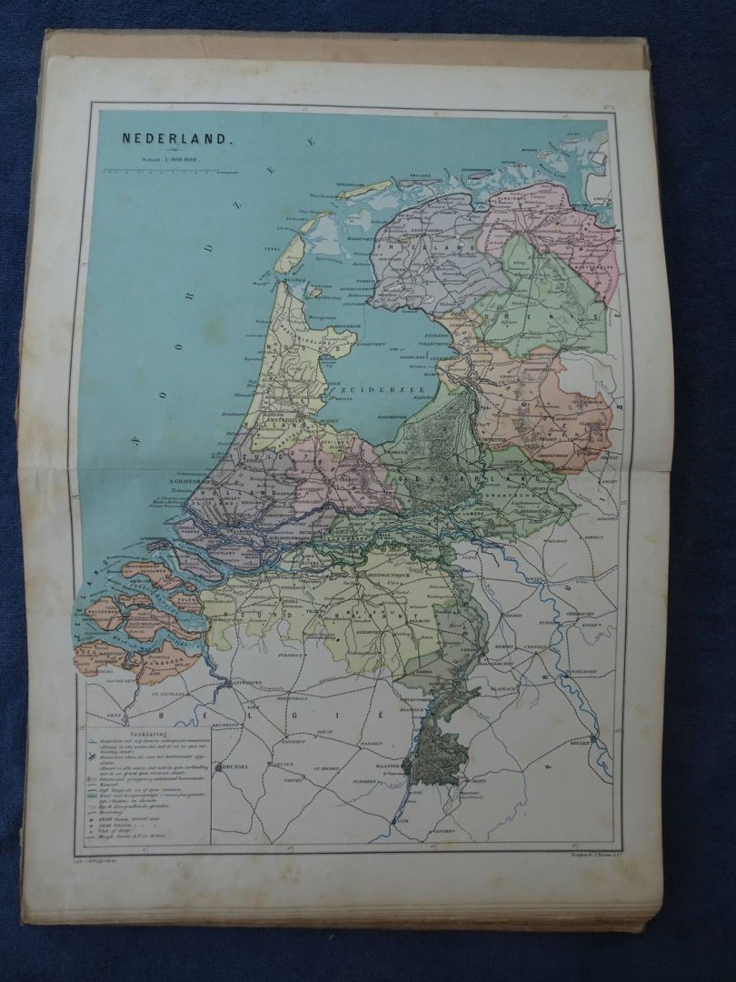 Beekman, A.A. en Schuiling, R.. - Schoolatlas van de geheele Aarde.
