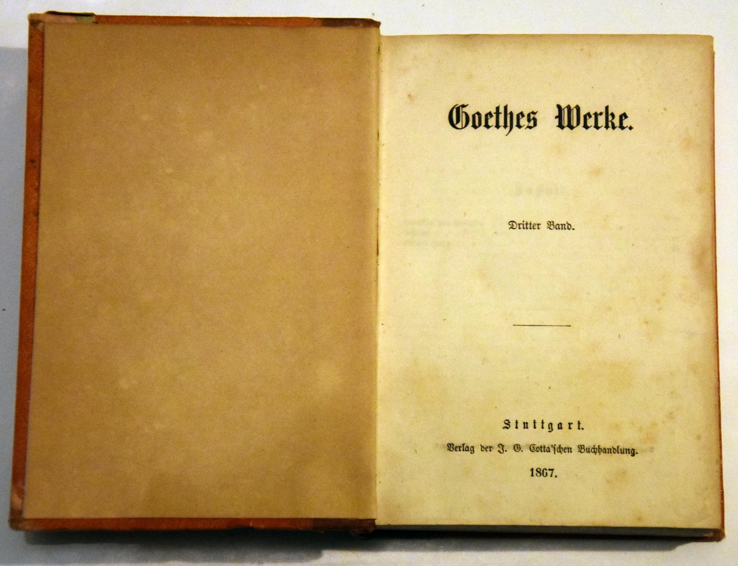 Goethe, Johann Wolfgang von - Goethe's Werke.