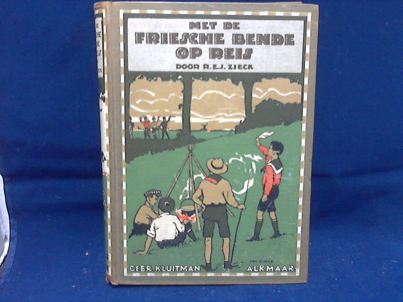 Zieck R.E. J./ illustraties Arjen Galema - Met de Friesche Bend op Reis, tweede druk