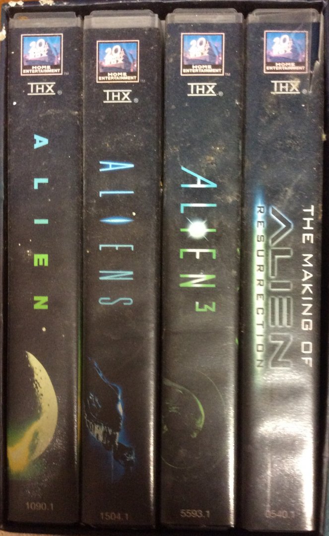 Ridley Scott - Aliens VHS Box (Making of, Aliens 1, 2 en 3)