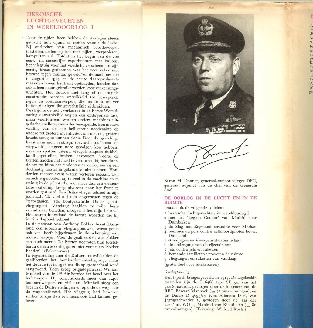 Elst ver Andre werd geborente Leuven 28 0ktober 1935 . Geïllustreerd met fotografische afbeeldingen en tekeningen met zwart wit fotos - Heroische lucht Gevechten in Wereldoorlog  uit de Serie   De oorlog in de lucht en in de ruimte deel I