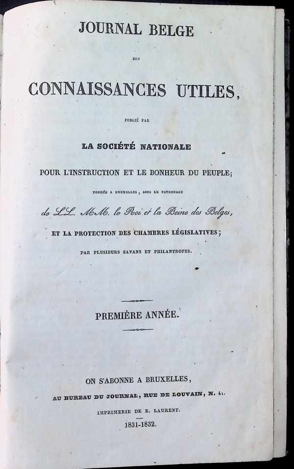 collectief - Journal Belge des Connaissances utiles publié par la Société nationale