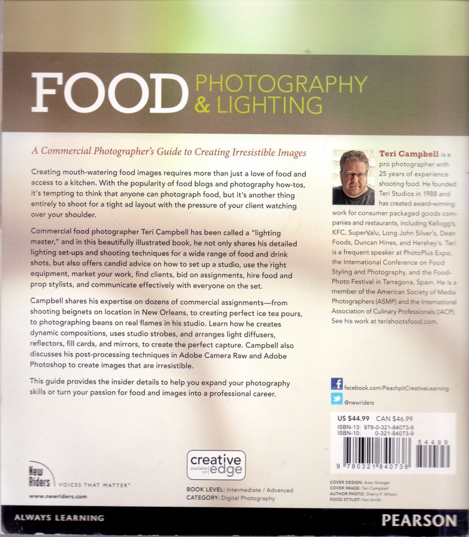 Campbell, Teri (ds1209) - Food Photography & Lighting. A Commercial Photographer's Guide to Creating Irresistible Images