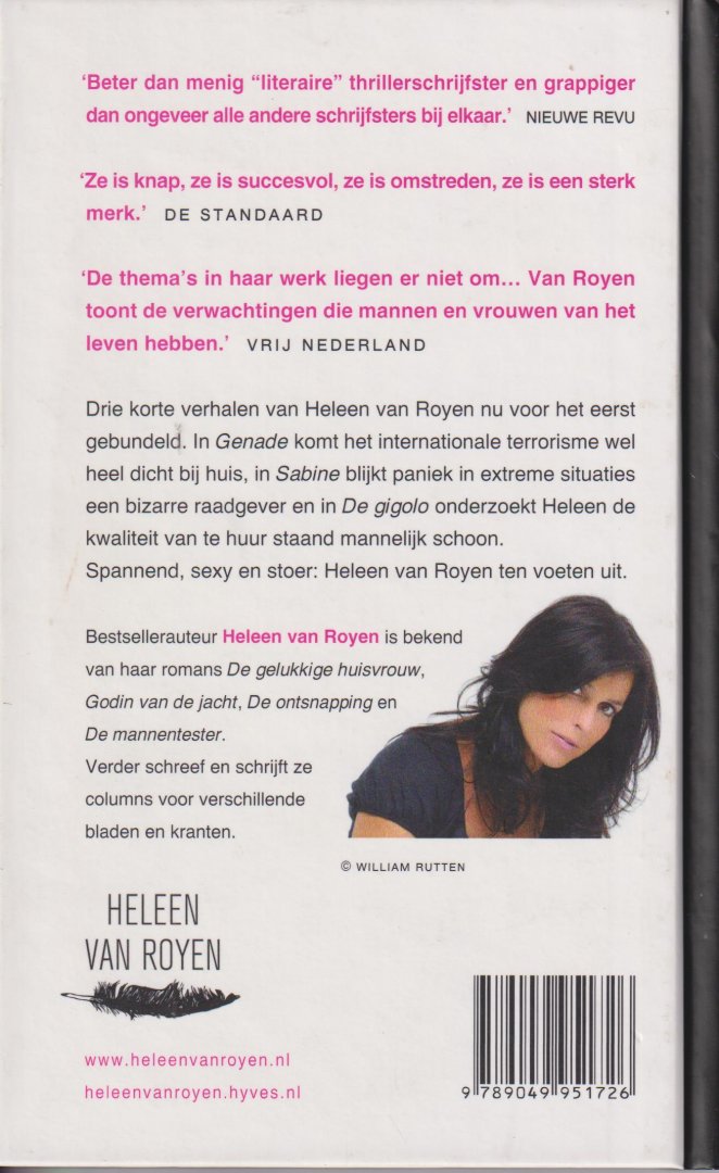 Royen (Helena Margaretha (Heleen) van Royen-Kroon (Amsterdam, 9 maart 1965), Heleen van - Bloed, zweet en tranen - Drie spannende verhalen.
