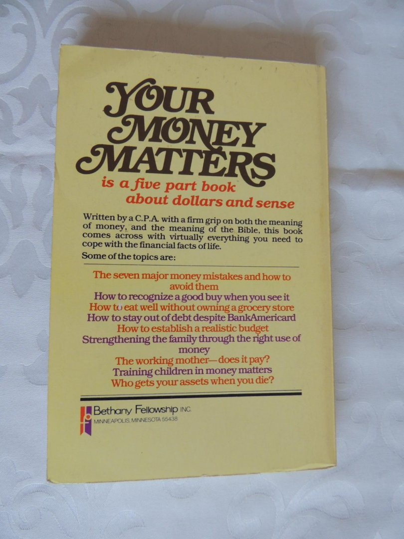 Macgregor - Baldwin - Your money matters