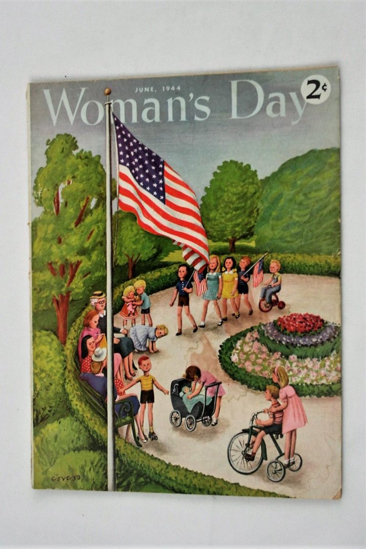 Diversen - Zeldzaam - Woman's Day - june 1944 (4 foto's)