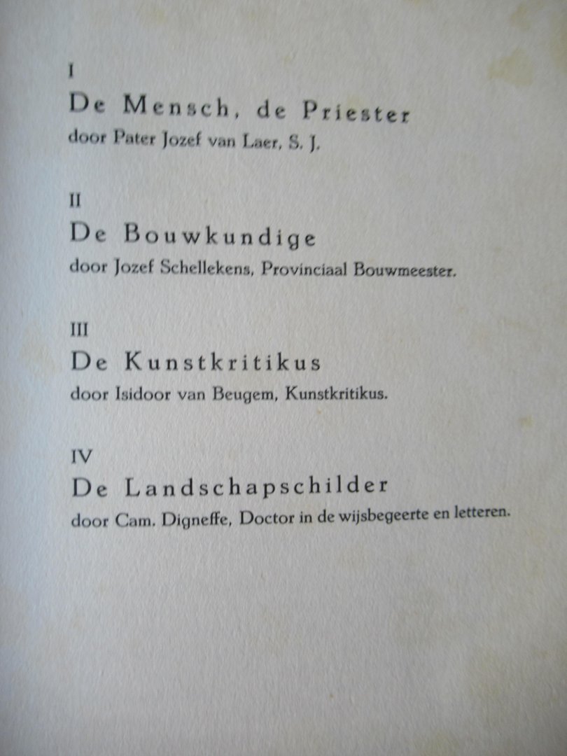 Digneffe, Camille, Dr. e.a. - Lodewijk Taeymans s.j.