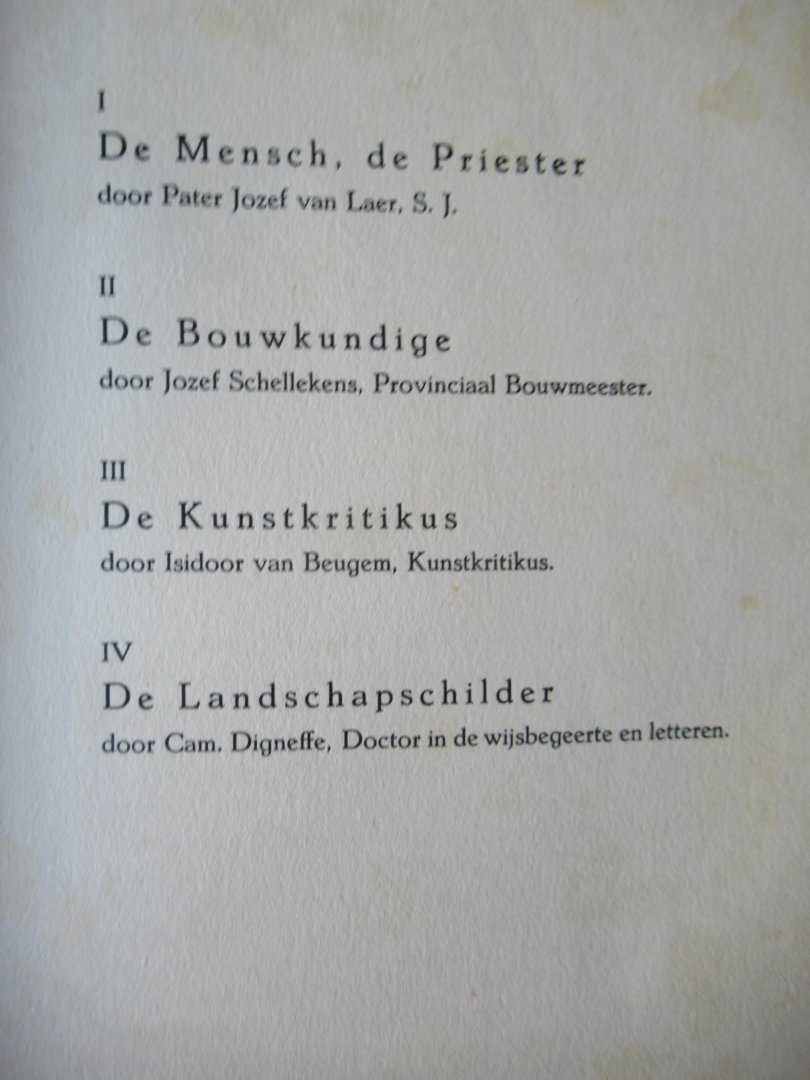 Digneffe, Camille, Dr. e.a. - Lodewijk Taeymans s.j.