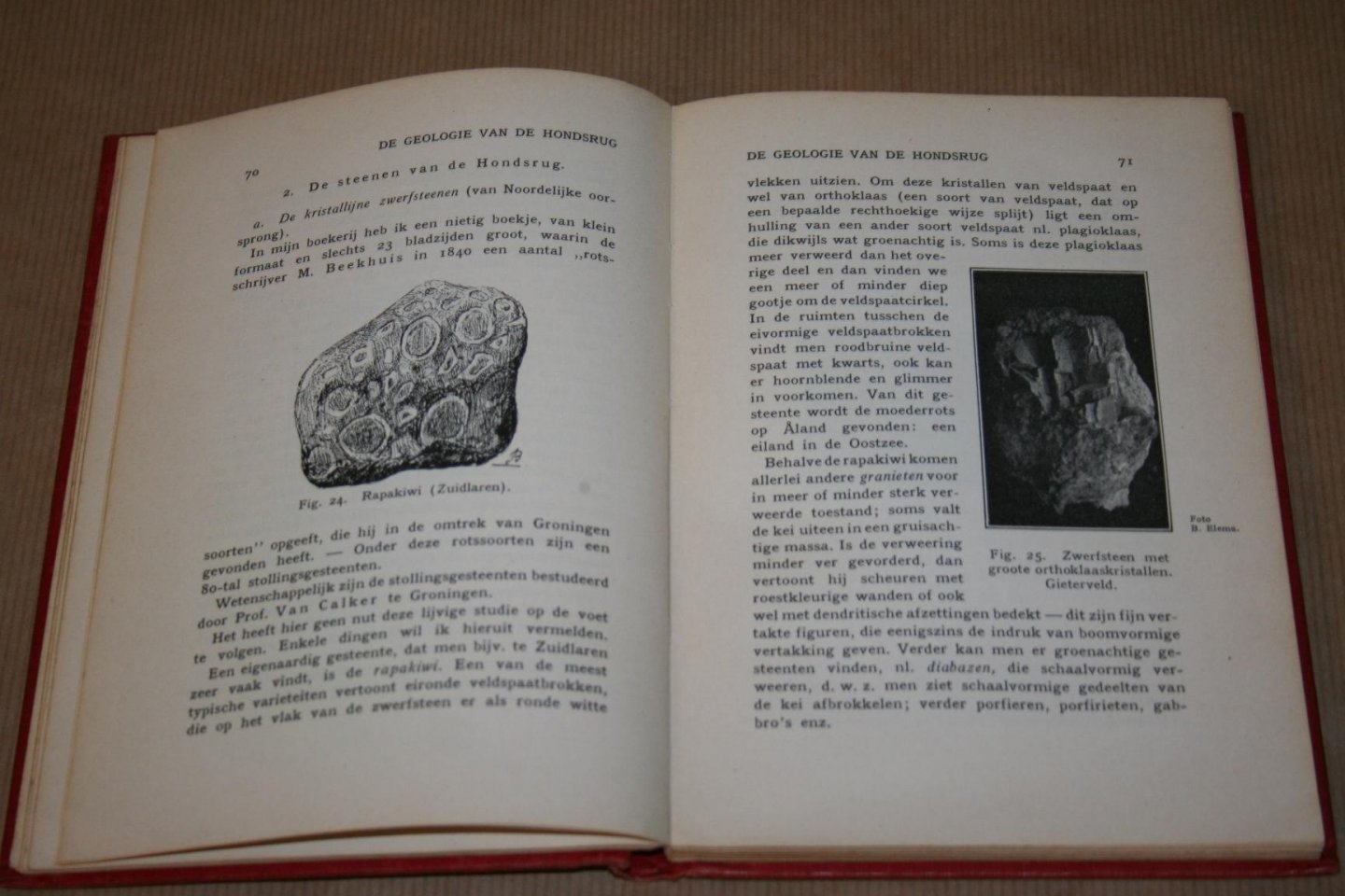 Dr. J. Botke - De Hondsrug   (Uitgaven der Nederlandsche Natuurhistorische Vereeniging No. 2)