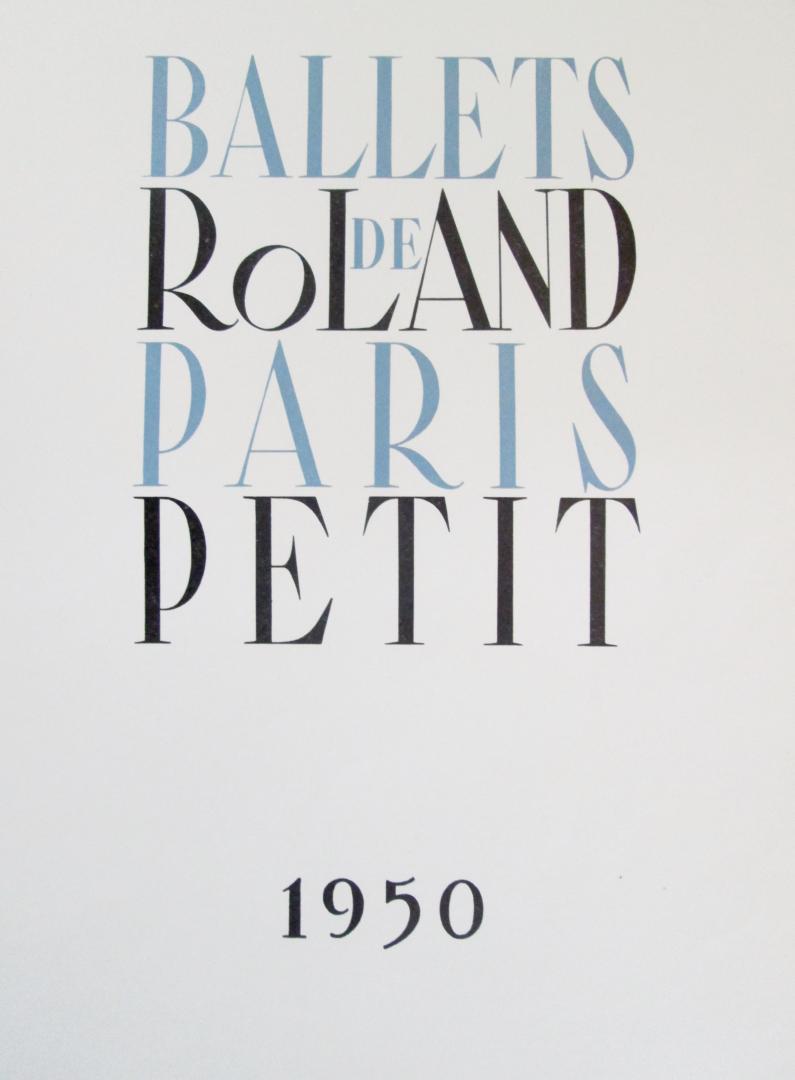 Preface de Jean Anouilh - Ballets de Paris, Theatre Marigny. Ballets de Roland Petit.