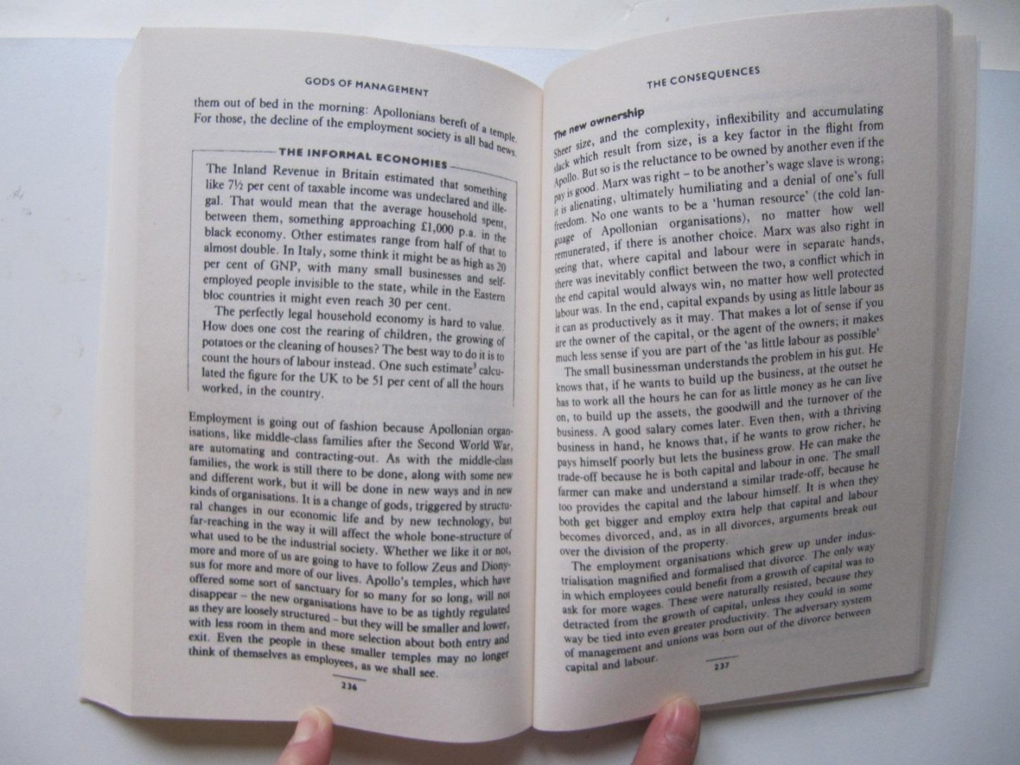 Handy, Charles - Gods of Management - the changing work of organisations