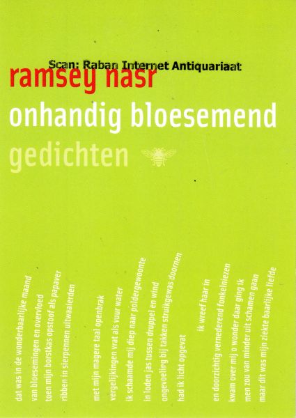 Nasr, Ramsey - Prentbriefkaart: Onhandig bloesemend