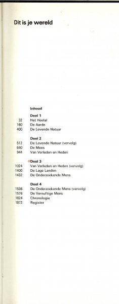 Mitchell, James met heel veel foto`s en illustraties - Dit is je wereld .. Deel 3