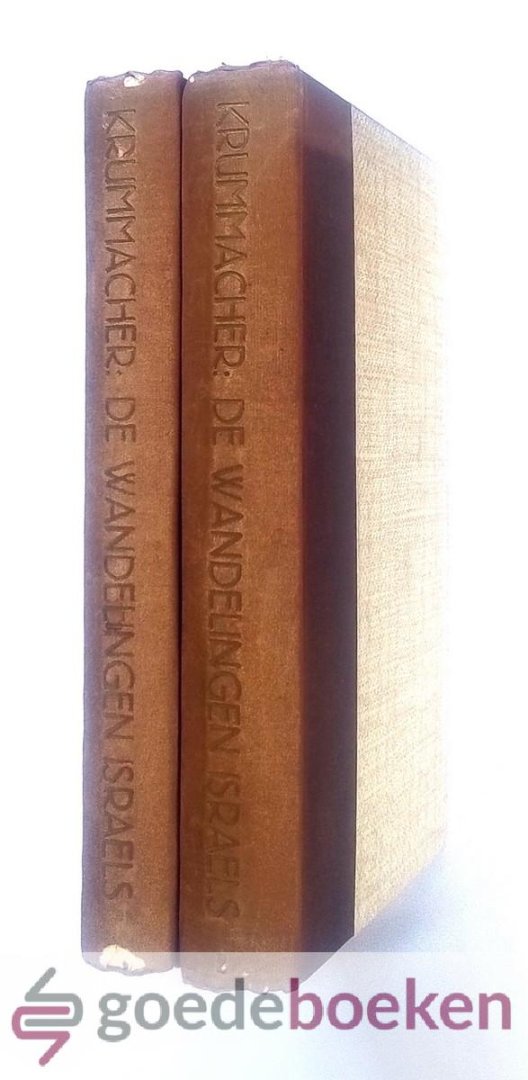 Krummacher, G.D. - De Wandelingen Israels, uit Egypte, door de woestijn, naar Kanaan. Beschouwd in betrekking der uit- en inwendige, geestelijke leidingen der geloovigen. --- 2 delen compleet. Een en negentig leerredenen (91 leerredenen)