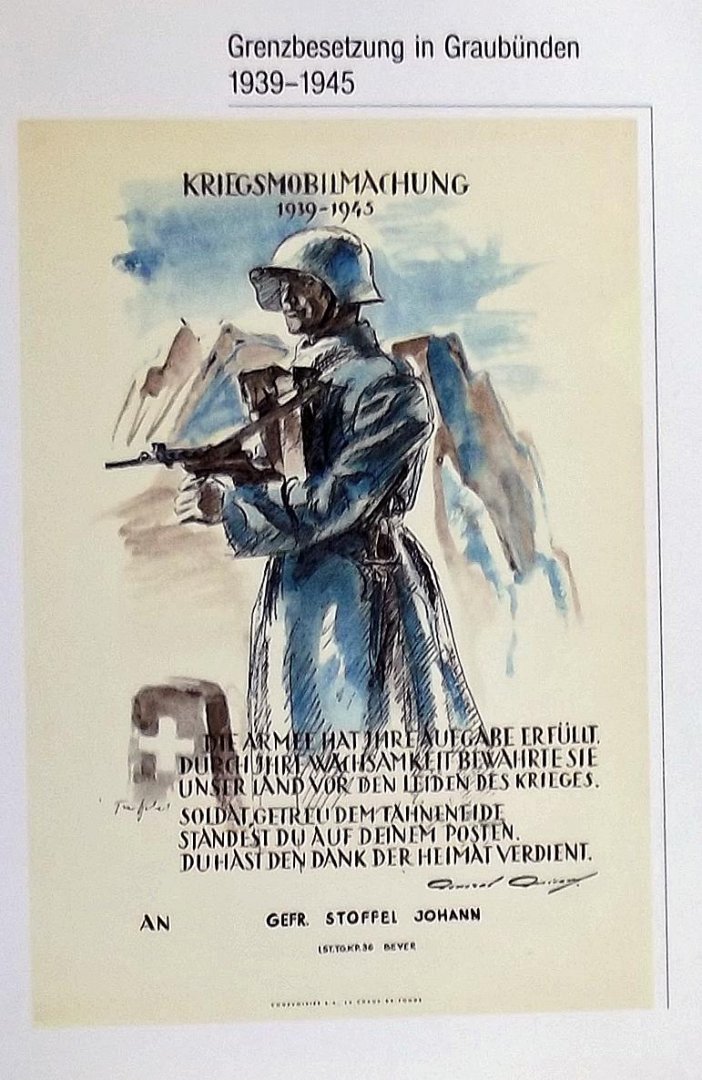 Berger, Hansruedi - Grenzbesetzung in Graubünden 1939-1945